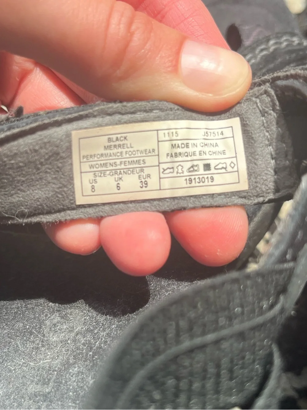 Merrell Women’s Black Outdoor Sport Sandals
